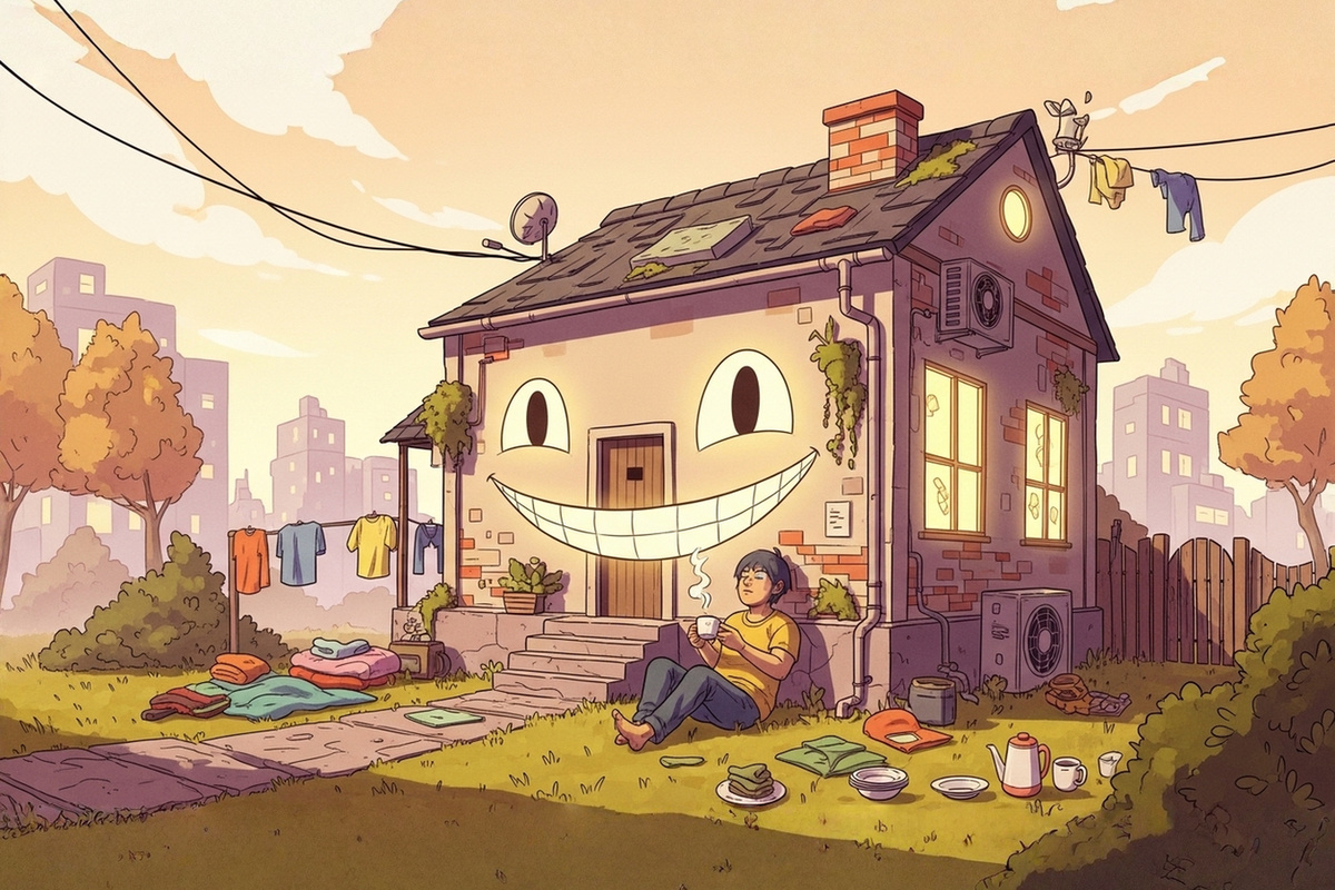 Zaprzyjaźnij się ze swoją chałupą – czyli jak przestać ogarniać i zacząć żyć